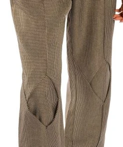 ROLL THE DICE STRAIGHT LEG TROUSER -akira shop roll the dice straight leg trouser black brown 8 8