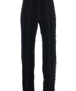 RUNNING WITH THE WOLVES TEXTURED PANTS 14 RUNNING WITH THE WOLVES TEXTURED PANTS -akira shop running with the wolves textured pants black 5 5