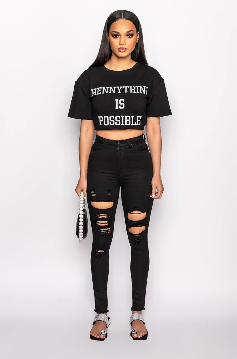 SANDY HIGH WAISTED DESTROYED FRAYED SKINNY JEAN 9 SANDY HIGH WAISTED DESTROYED FRAYED SKINNY JEAN - Image 7