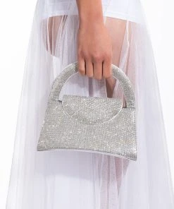 SATURDAY NIGHT FEVER RHINESTONE BAG 11 SATURDAY NIGHT FEVER RHINESTONE BAG -akira shop saturday night fever rhinestone bag silver 1 1