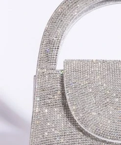 SATURDAY NIGHT FEVER RHINESTONE BAG 10 SATURDAY NIGHT FEVER RHINESTONE BAG -akira shop saturday night fever rhinestone bag silver 5 5