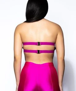 SCALES SLEEVELESS METALLIC TOP -akira shop scales sleeveless metallic top pink 6 6