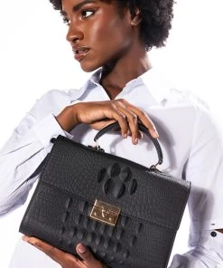 SEE YA LATER ALLIGATOR LARGE BLACK BAG -akira shop see ya later alligator large black bag black 2 2 c1