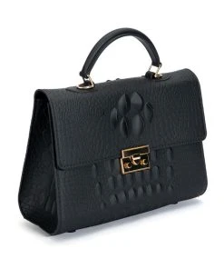SEE YA LATER ALLIGATOR LARGE BLACK BAG -akira shop see ya later alligator large black bag black 5 5