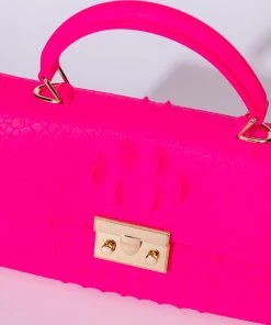 SEE YA LATER ALLIGATOR MED FUCHSIA BAG -akira shop see ya later alligator med fuchsia bag fuchsia 4 4