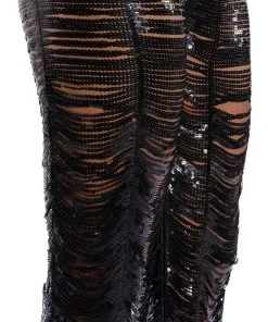 SENORITA EMBELLISHED STRAIGHT LEG PANT IN BLACK -akira shop senorita embellished straight leg pant black 8 8