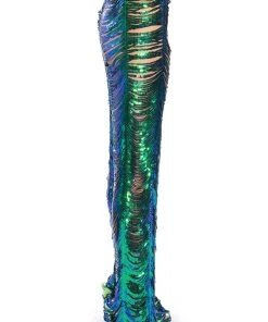 SENORITA EMBELLISHED STRAIGHT LEG PANT IN GREEN 15 SENORITA EMBELLISHED STRAIGHT LEG PANT IN GREEN -akira shop senorita embellished straight leg pant green 6 6