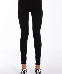 SEXY STRETCH HIGH RISE SKINNY DENIM JEANS -akira shop sexy stretch high rise skinny denim jeans black 3 3