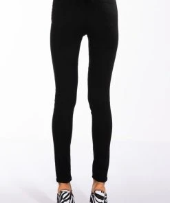 SEXY STRETCH HIGH RISE SKINNY DENIM JEANS -akira shop sexy stretch high rise skinny denim jeans black 5 5
