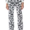 SHE'S GIVING ART REVERSIBLE WIDE LEG KNIT PANT -akira shop shes giving art wide leg knit pant white multi 1 1