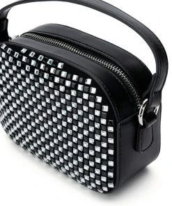 SHORTIE EMBELLISHED BLACK PURSE -akira shop shortie embellished black purse black 5 5