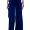 SHOW ME LOVE VELVET WIDE LEG TROUSER -akira shop show me love velvet wide leg trouser royal blue 1 1