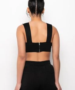 SIMPLICITY CITY BRALETTE TOP -akira shop simplicity city bralette top black 6 6