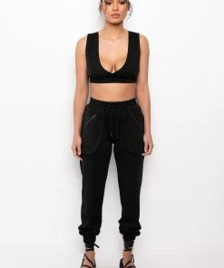 SIMPLICITY CITY BRALETTE TOP -akira shop simplicity city bralette top black 8 8