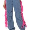 SKATER GIRL DENIM DRAWSTRING PANT