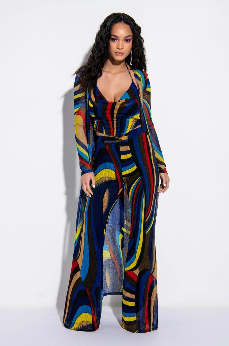 SO GOOD COWL NECK MESH BLOUSE 5 SO GOOD COWL NECK MESH BLOUSE - Image 3