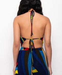 SO GOOD COWL NECK MESH BLOUSE 15 SO GOOD COWL NECK MESH BLOUSE -akira shop so good cowl neck mesh blouse blue multi 6 6