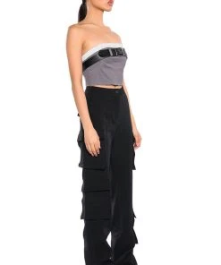 SO SCANDALOUS RELAXED CARGO TROUSER -akira shop so scandalous relaxed cargo trouser black 4 4 c1