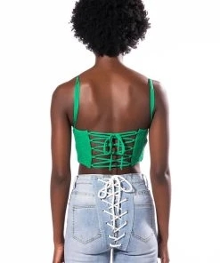 SO SWEET LACE CORSET TOP 14 SO SWEET LACE CORSET TOP -akira shop so sweet lace corset top green 6 6