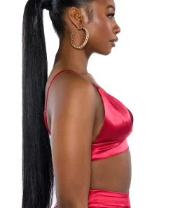 SPRING SATIN BRALETTE -akira shop spring satin bralette red 5 5