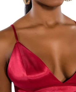 SPRING SATIN BRALETTE -akira shop spring satin bralette red 7 7