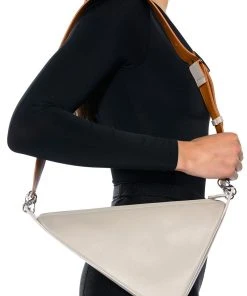STATUS QUO TWO TONE SHOULDER BAG 14 STATUS QUO TWO TONE SHOULDER BAG -akira shop status quo two tone shoulder bag beige 2 2