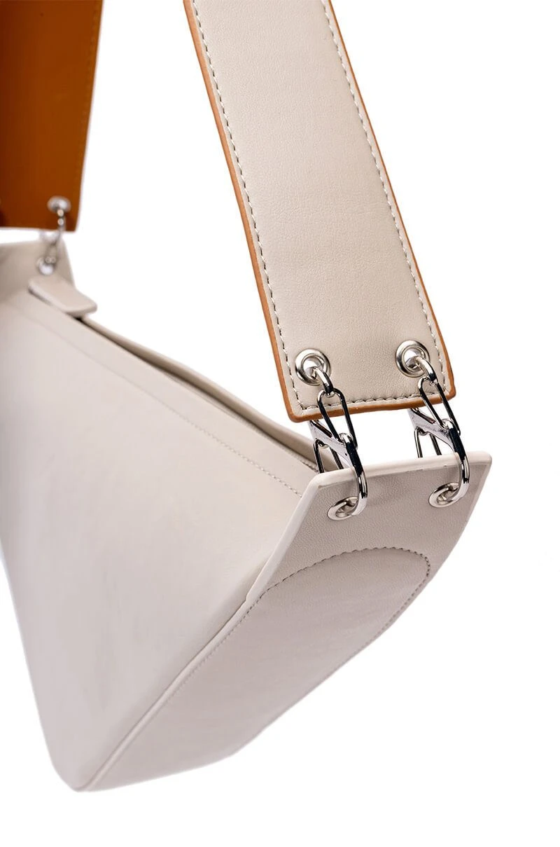 STATUS QUO TWO TONE SHOULDER BAG 6 STATUS QUO TWO TONE SHOULDER BAG - Image 4