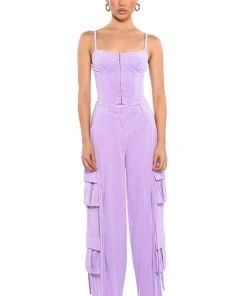 STYLIST VELVET CORSET TOP -akira shop stylist velvet corset top light purple 3 3
