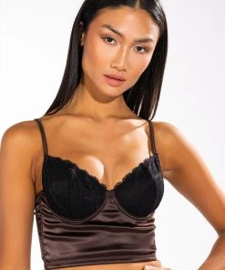 SULTRY LONGLINE BRALETTE TOP