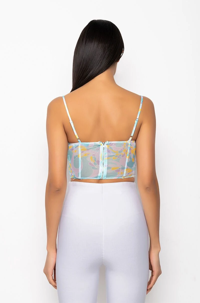 SWEET ESCAPE SATIN BUSTIER TANK 14 SWEET ESCAPE SATIN BUSTIER TANK - Image 12