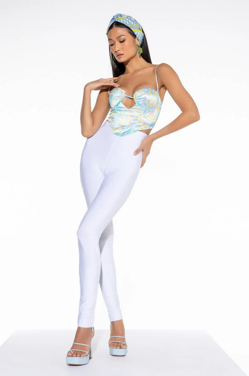 SWEET ESCAPE SATIN BUSTIER TANK 11 SWEET ESCAPE SATIN BUSTIER TANK - Image 9