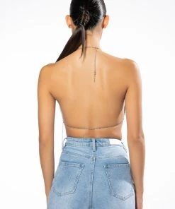 SWEET THANG SLEEVELESS EMBELLISHED CROP TOP 10 SWEET THANG SLEEVELESS EMBELLISHED CROP TOP -akira shop sweet thang sleeveless embellished crop top in silver silver 5 5