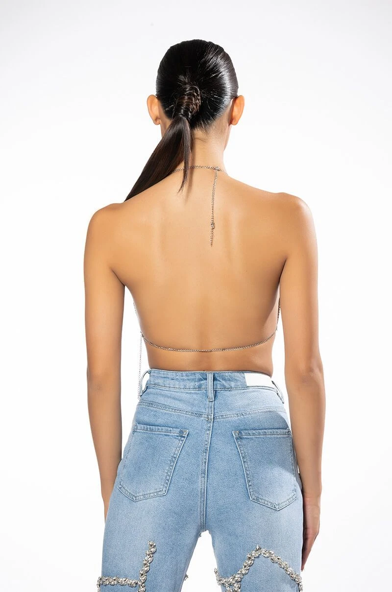 SWEET THANG SLEEVELESS EMBELLISHED CROP TOP 5 SWEET THANG SLEEVELESS EMBELLISHED CROP TOP - Image 3