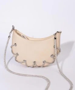 SWEETIE RHINESTONE CORD PURSE