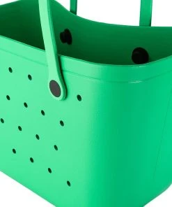 TALK ABOUT ME PERFORATED TOTE -akira shop talk about me perforated tote green 5 5