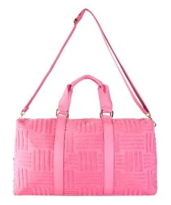 TERRY PINK WEEKEND BAG