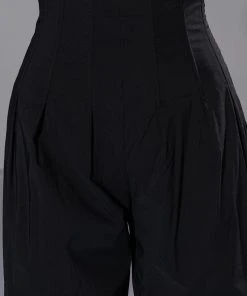 THAT GIRL STRAIGHT LEG CORSET PANT 15 THAT GIRL STRAIGHT LEG CORSET PANT -akira shop that girl straight leg corset pant black 7 7