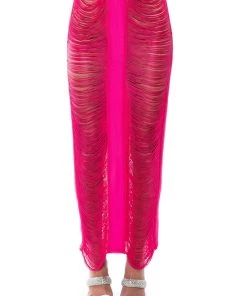 THE GODDESS IN ME TWO PIECE FRINGE SET -akira shop the goddess in me two piece fringe set fuchsia 4 4