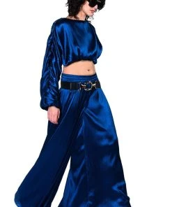 THE MOMENT PULL ON WIDE LEG PANT 26 THE MOMENT PULL ON WIDE LEG PANT -akira shop the moment pull on wide leg pant teal 10 10