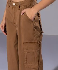 THE PERFECT RELAXED FIT CARGO PANT -akira shop the perfect relaxed fit cargo pant brown 6 6