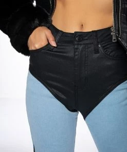 THE WAY SHE MOVES SKINNY JEANS -akira shop the way she moves skinny jeans black multi 6 6 c1