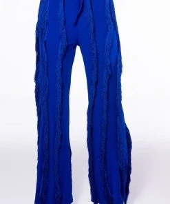 THE WAY YOU MOVE FRINGE PANT -akira shop the way you move fringe pant royal blue 5 5