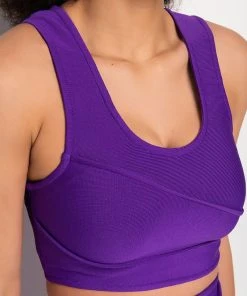 THEIA CROP BANDAGE TANK -akira shop theia crop bandage tank purple 8 8