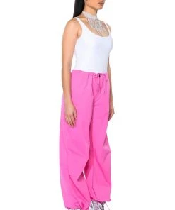 TIME TO RELAX WIDE LEG DRAWSTRING PANTS -akira shop time to relax wide leg drawstring pants pink 4 4