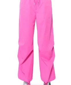 TIME TO RELAX WIDE LEG DRAWSTRING PANTS -akira shop time to relax wide leg drawstring pants pink 6 6