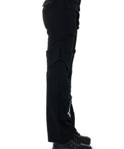 TOO COOL CARGO HIGH WAISTED JEANS -akira shop too cool cargo high waisted jeans black 5 5 c1