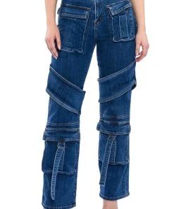 TOO COOL CARGO HIGH WAISTED JEANS