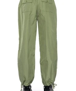 TOO LEGIT WIDE LEG CARGO PANTS -akira shop too legit wide leg cargo pants green 7 7