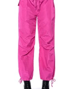 TOO LEGIT WIDE LEG CARGO PANTS 14 TOO LEGIT WIDE LEG CARGO PANTS -akira shop too legit wide leg cargo pants pink 5 5