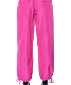 TOO LEGIT WIDE LEG CARGO PANTS 16 TOO LEGIT WIDE LEG CARGO PANTS -akira shop too legit wide leg cargo pants pink 7 7